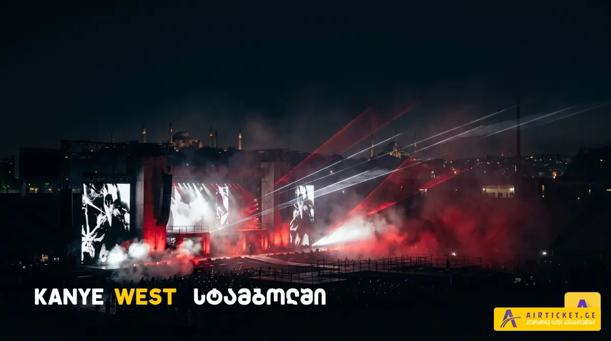 KANYE WEST სტამბოლში! | დასასწრები ბილეთი და სრული სამოგზაურო ტური